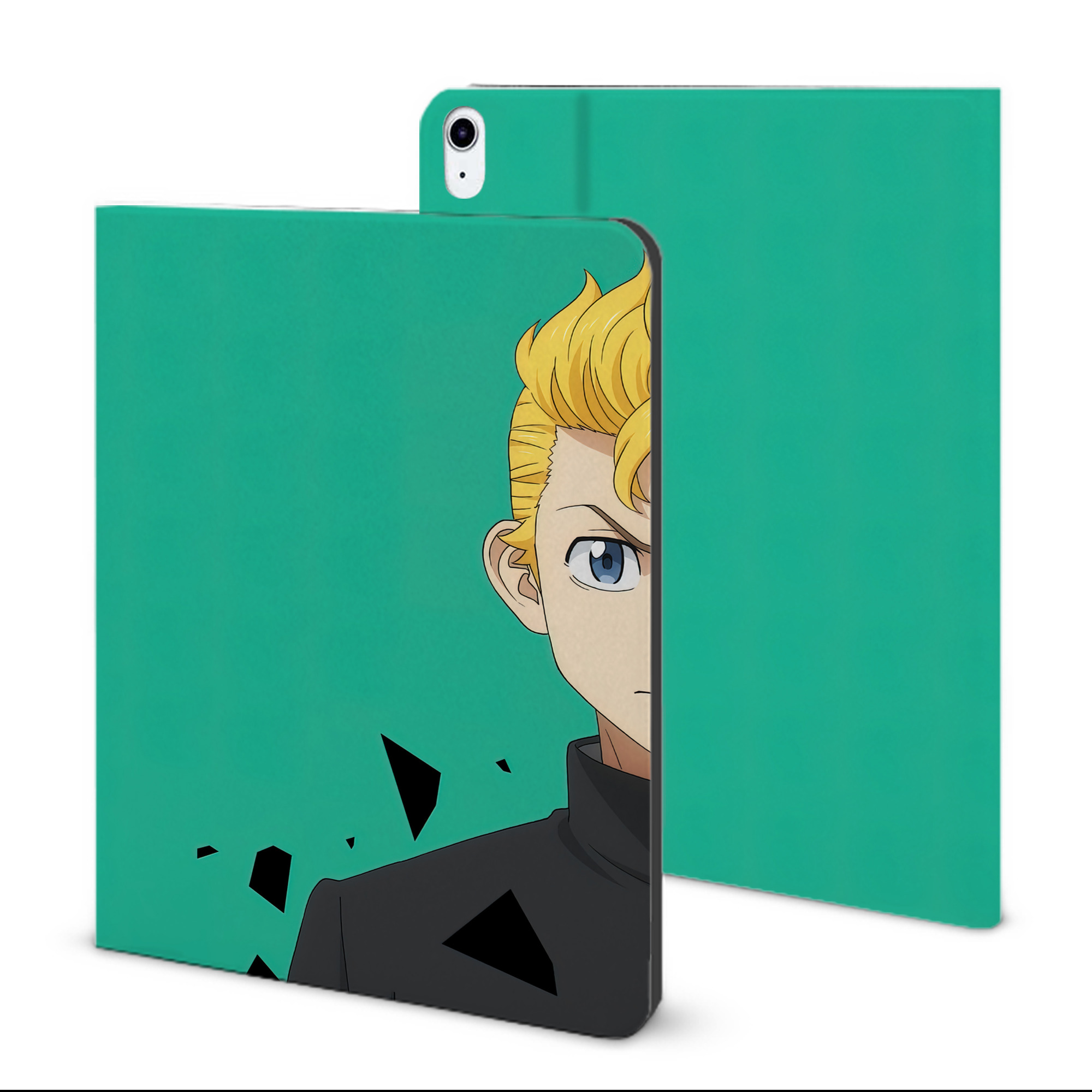 （画像用） 東京リベンジャーズ Tokyo Revengers IPad ケース ブック型 PUレザー TPU 耐衝撃 軽量 薄型 ペン収納なし 全面保護 IPad 各モデル対応